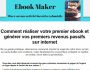 Ebook Maker : gagner un revenu à domicile