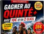 TURF : 10 euros + 2 clics = gains 619 euros.