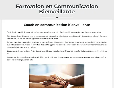 Formation coach en communication bienveillante