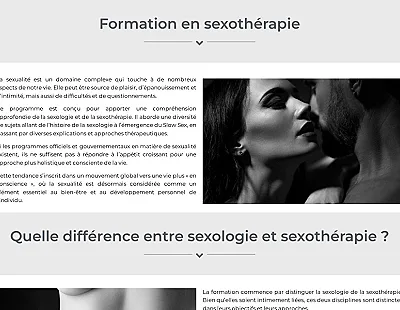 Formation en sexothérapie