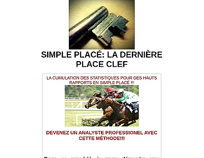 SIMPLE PLACÉ: LA DERNIÈRE PLACE CLEF