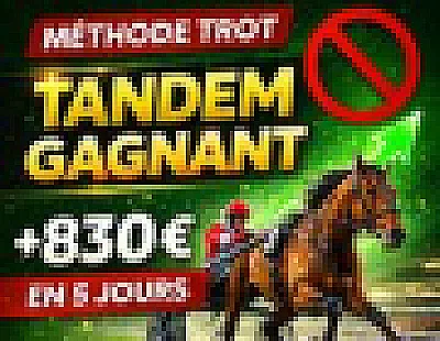 TURF attelé : 830 euros tous les 5 jours